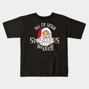 FUNNY Ugly Christmas Sweater Kids T-Shirt